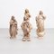 Traditional Plaster Figures, 1950s, Set of 4 3