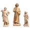 Traditional Plaster Figures, 1950s, Set of 3, Image 1