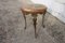 Vintage French Onyx Marble and Brass Pedestal Table, Image 4