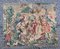 Vintage Medieval Aubusson Hand Printed Tapestry, 1950s, Image 2