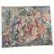 Vintage Medieval Aubusson Hand Printed Tapestry, 1950s 1