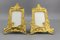 Gilt Bronze Picture Photo Frames with Lions and Royal Crowns, 1930s 20