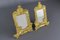 Gilt Bronze Picture Photo Frames with Lions and Royal Crowns, 1930s 15