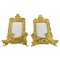 Gilt Bronze Picture Photo Frames with Lions and Royal Crowns, 1930s 1