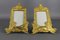 Gilt Bronze Picture Photo Frames with Lions and Royal Crowns, 1930s 2