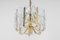 Brass, Crystal Glass Florida Chandelier from Kalmar, Austria, 1970s, Image 3