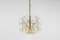 Brass, Crystal Glass Florida Chandelier from Kalmar, Austria, 1970s 2