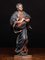 18th Century Polychromed Fruitwood Carved Statue Depicting Maria Magdalena, Germany 7