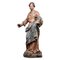 17th Century Polychromed Fruitwood Carved Statue Depicting Madonna, France 1