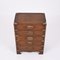 Small Early 20th Century Rustic Wood and Brass Chest, 1920s, Image 5