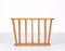 Mid-Century Danish Modern Oval Oak Magazine Rack, 1970s, Image 10