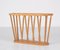 Mid-Century Danish Modern Oval Oak Magazine Rack, 1970s, Image 4