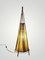 Italienische Mid-Century Tischlampe aus Baumwolle, Bambus & Rattan von Louis Sognot, 1960er 15