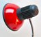 Vintage Red Adjustable Desk Table Lamp from Massive Whit Label, 1970s 9