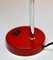 Vintage Red Adjustable Desk Table Lamp from Massive Whit Label, 1970s, Image 4