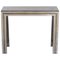 Italian Chrome and Brass Glass Console Table, 1970s, Image 1