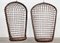 Mid-Century French Bamboo Rattan Swinging Egg Chairs, Set of 2, Image 5