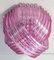 Murano Ceiling Linght Chandeliers with Pink Triedri Murano Glasses, 1995, Set of 2, Image 4
