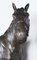 Lebensgroße Bronzestatue eines Hengstpferdes, 1980er 5