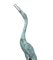 Life Sized Bronze Cranes with Green Patina, Late 20th Century, Set of 2, Image 8