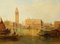 Alfred Pollentine, Grand Canal, Ducal Palace, Venice, 1882, Oil on Canvas, Framed, Image 4