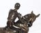 Große Vintage Pferde & Jockey Bronze Skulptur Mene ', 20. Jh., 1970er, Bronze 10