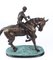 Vintage Large Horse & Jockey Bronze Sculpture Mene', 20th Century, 1970s, Bronze 8