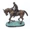 Große Vintage Pferde & Jockey Bronze Skulptur Mene ', 20. Jh., 1970er, Bronze 2