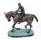 Vintage Large Horse & Jockey Bronze Sculpture Mene', 20th Century, 1970s, Bronze 2