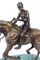 Scultura vintage in bronzo di cavallo e fantino, XX secolo, anni '70, Immagine 6