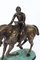 Scultura vintage in bronzo di cavallo e fantino, XX secolo, anni '70, Immagine 4