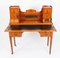 Early 20th Century Edwardian Marquetry Inlaid Satinwood Writing Desk, Image 13