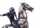 20. Jh. Polo-Spieler im Galopp auf Pferd in Bronze 4
