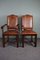 Sheep Leather Dining Chairs, Set of 6 1