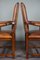 Sheep Leather Dining Chairs with Armrests, Set of 2 11
