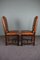 Sheep Leather Dining Chairs, Set of 4 3