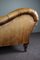 Chesterfield Chaiselongue aus Leder mit tiefem Knopf 6