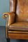 Brown Sheep Leather Armchair 7