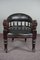 English Leather Library Armchair 3