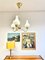 Lampada da soffitto moderna con coppe in vetro opalino, Immagine 4