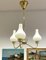 Modern Swedish Ceiling Lamp with Opal Glass Cups 2