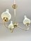 Modern Swedish Ceiling Lamp with Opal Glass Cups 3
