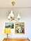 Modern Swedish Ceiling Lamp with Opal Glass Cups 14