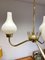 Modern Swedish Ceiling Lamp with Opal Glass Cups 13