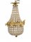 French Empire Ormolu Glass Chandelier 1