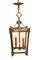 Victorian Brass Hanging Lantern, Image 1