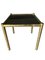 French Coffee Table in Bamboo and Smoked Glass, 1970s, Image 1