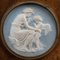 19th Century Medallion with Woman & Cupid in Natural Wood Frame from Wedgwood 4