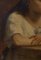 Mathilde de la Jonquiere, Portrait eines jungen Mädchens, Öl auf Leinwand, gerahmt 9