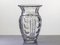 Large Art Deco Vase in Cut Glass, 1930 1